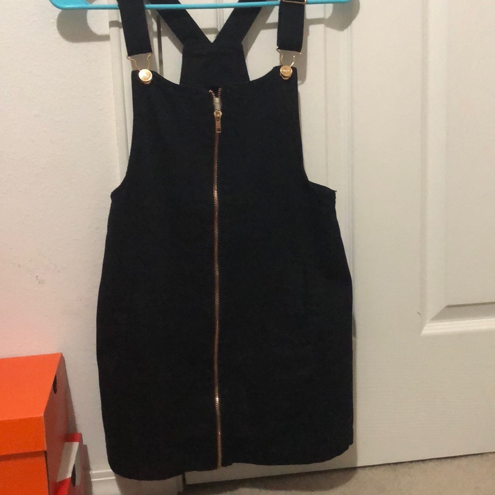 Black overalls
